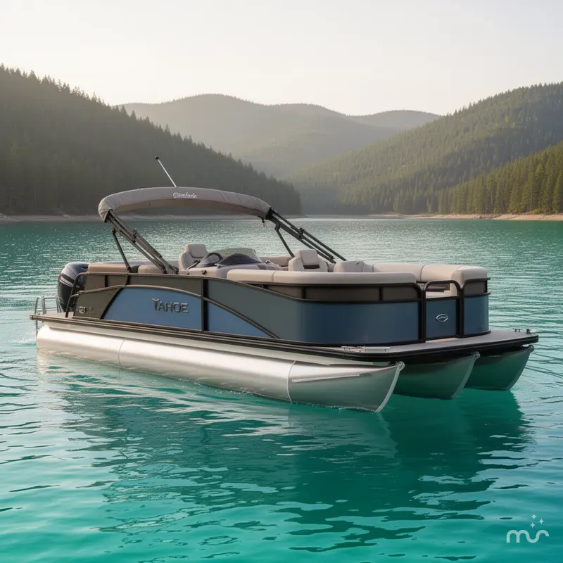 Slide: The Image of Tahoe Cascade 23 QUAD LOUNGER-200HP 2026 - 2