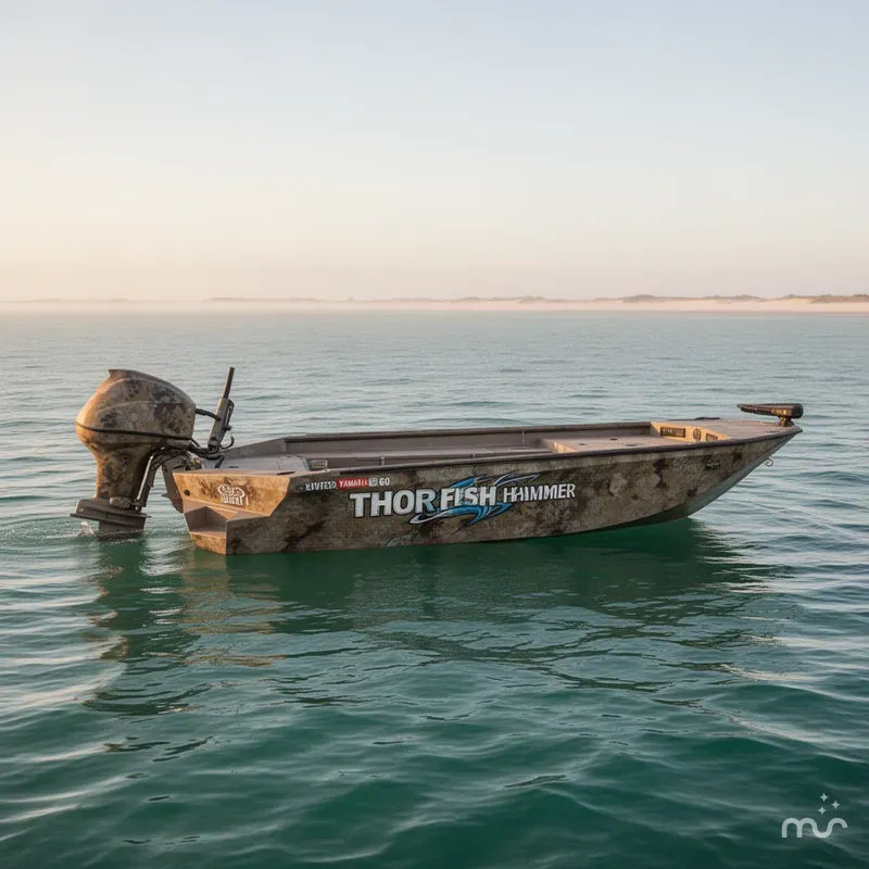 Slide: The Image of Thor Fish Hammer WITH LIVEWELL-YAMAHA 60 2026 - 2
