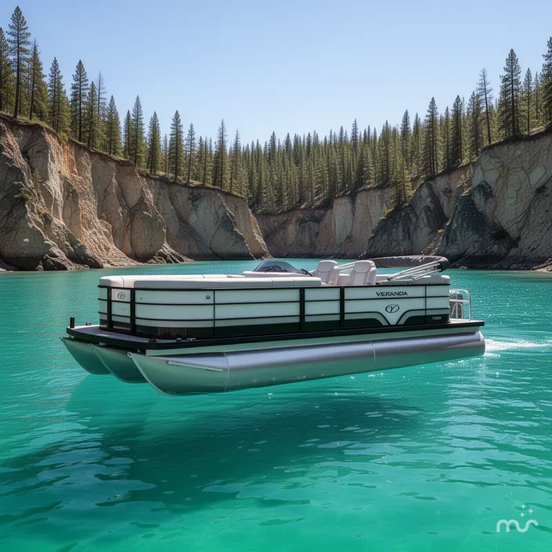 Slide: The Image of Veranda Vista Series TRITOON-150HP 2026 - 2