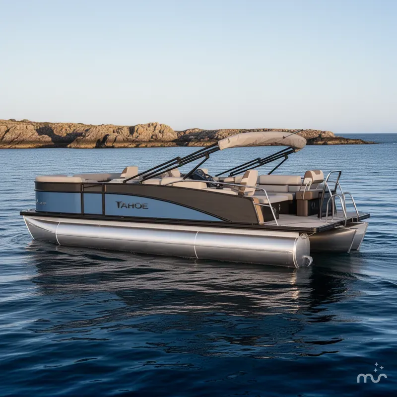 Slide: The Image of Tahoe Cascade 23 QUAD LOUNGER-200HP 2026 - 2