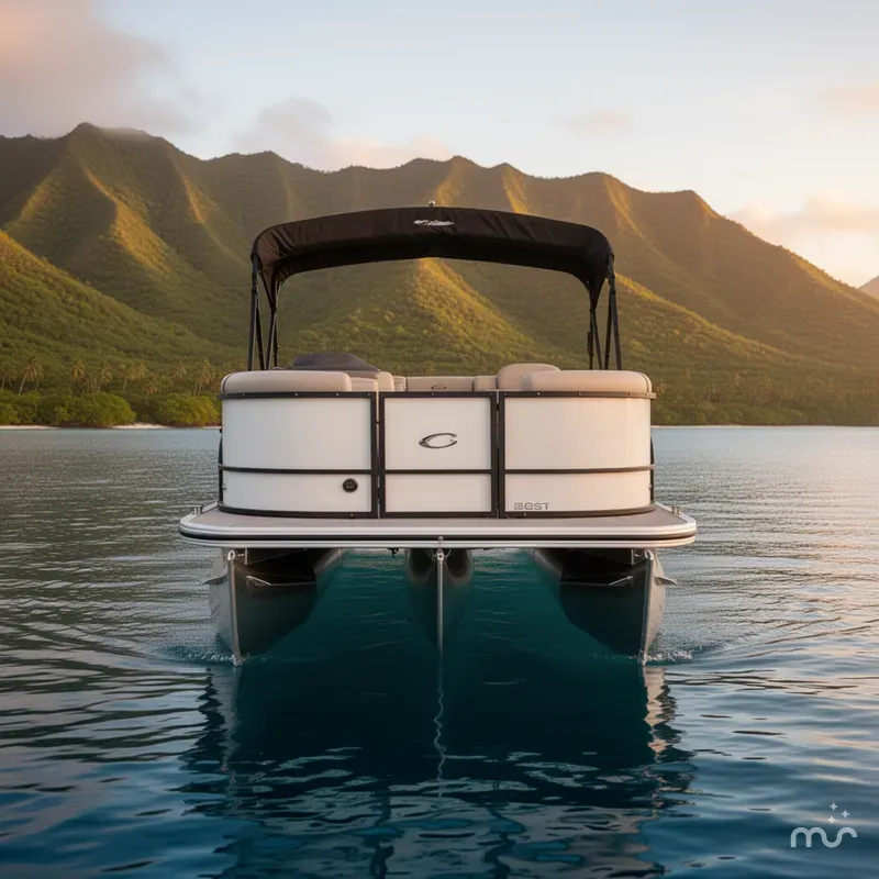 Slide: The Image of Crest Classic 200 SLC Pontoon 2025 - 1
