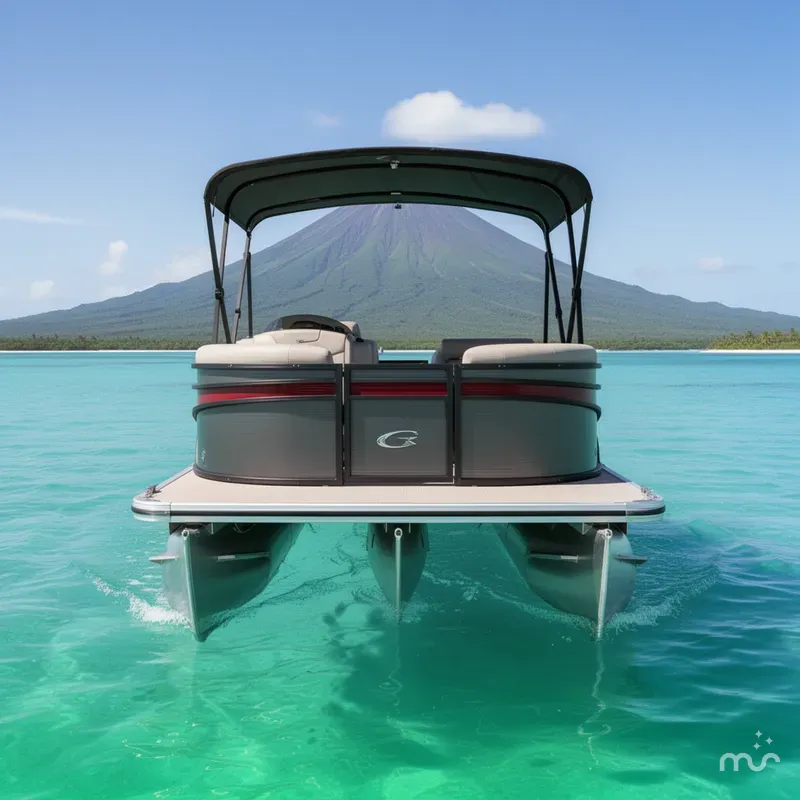 Slide: The Image of Crest Classic 220 SLC Pontoon 2025 - 3
