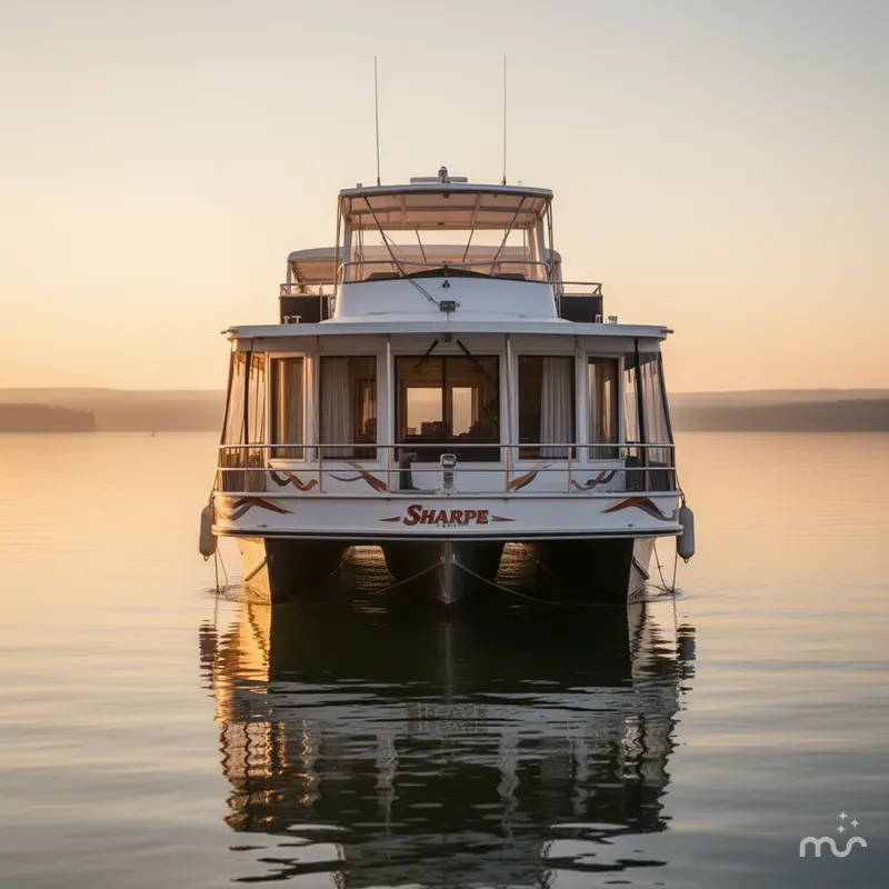 Slide: The Image of Sharpe 18x85 Houseboat 2002 - 2