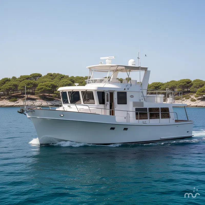 Slide: The Image of Symbol 45 Pilothouse Trawler 2007 - 2