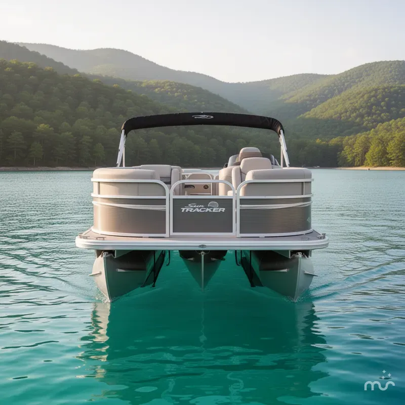 Slide: The Image of Sun Tracker Party Barge 20 DLX 2026 - 1