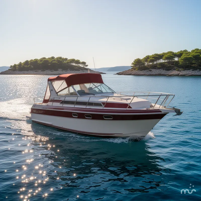Slide: The Image of Wellcraft 3200 St. Tropez 1988 - 2