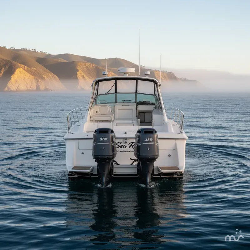 Slide: The Image of Sea Ray 390 Express Cruiser 1986 - 3