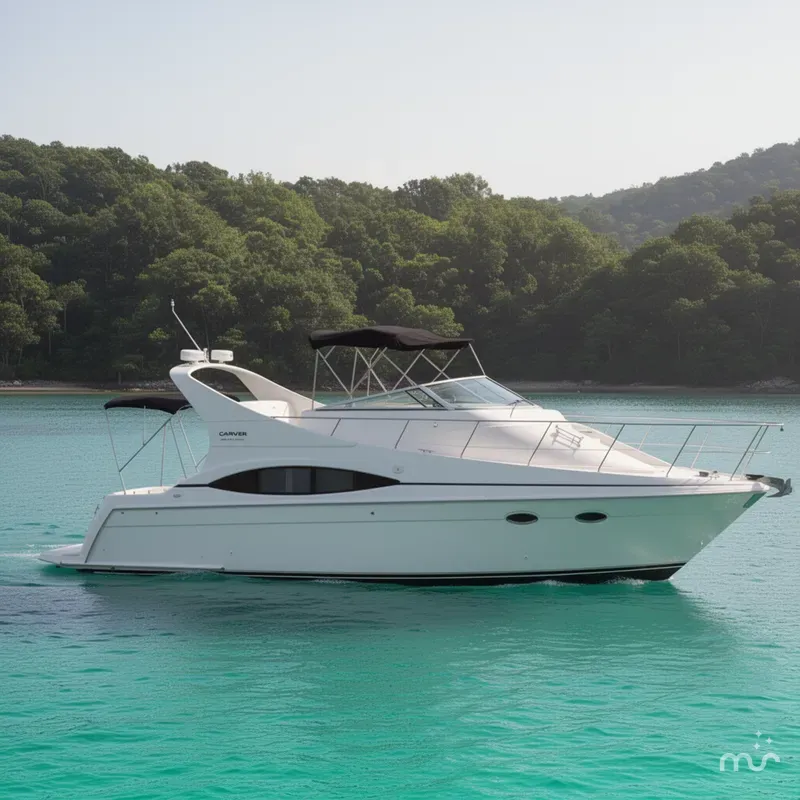 Slide: The Image of Carver Yachts 350 Mariner 1999 - 2