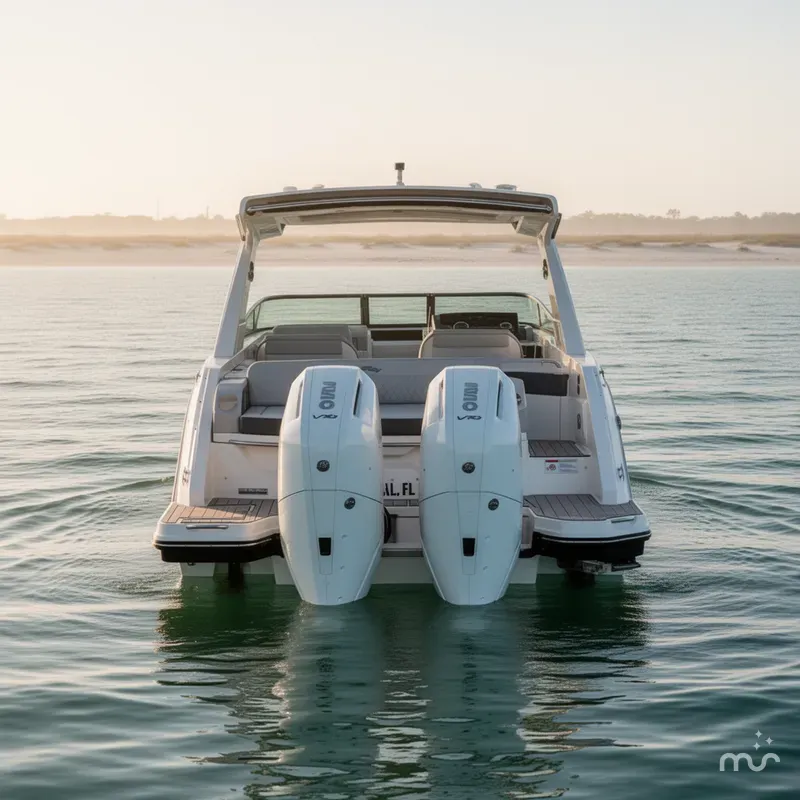 Slide: The Image of Sea Ray SLX 310 Outboard 2024 - 2