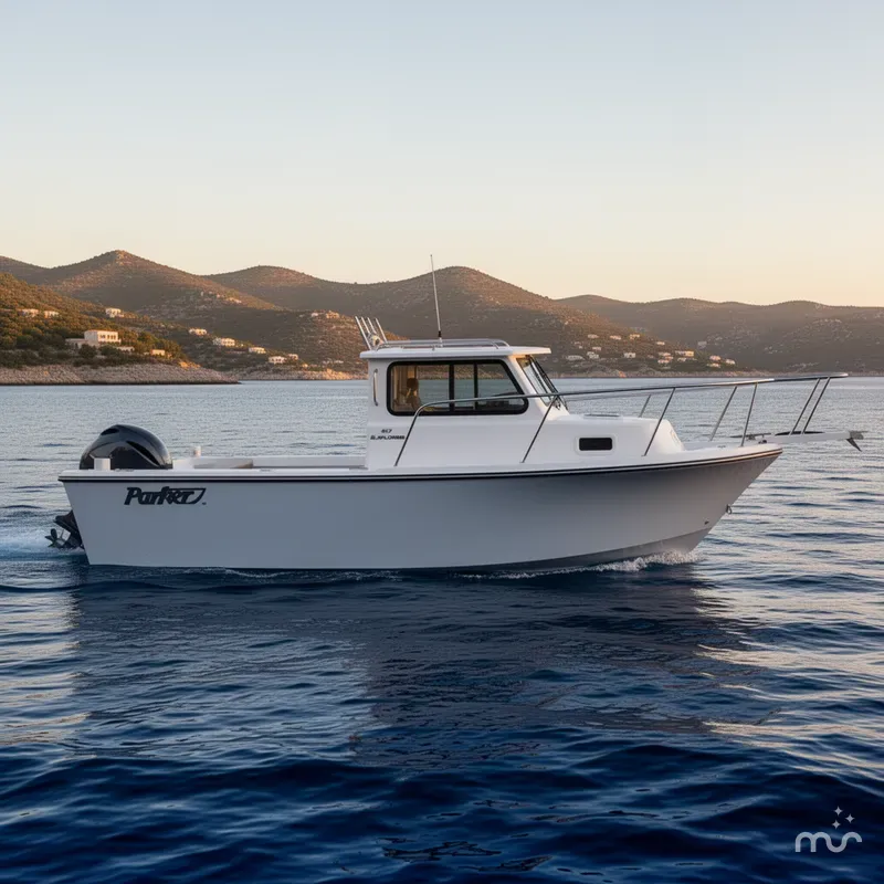Slide: The Image of Parker Marine 217 Explorer WITH AC IN CABIN 2026 - 2