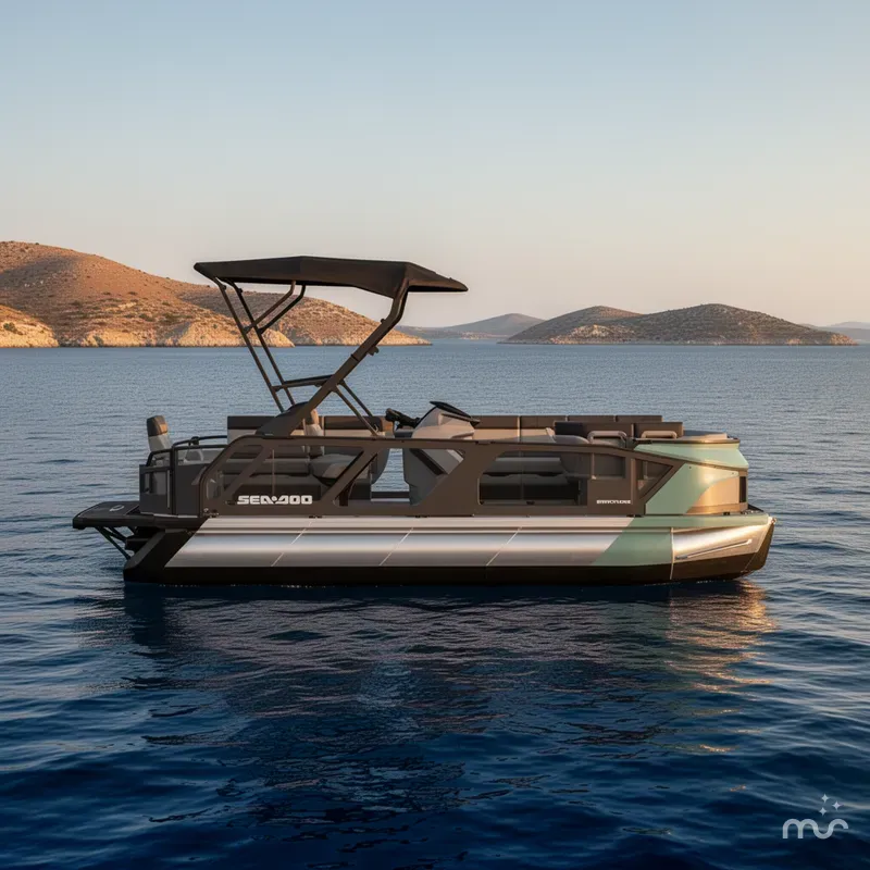 Slide: The Image of Sea-Doo Switch Cruise™ 21 - 300 Hp - Tech Galvanized 2026 - 2