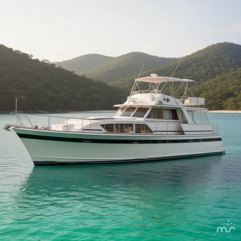 Slide: The Image of Chris-Craft 55 Commander 1973 - 2