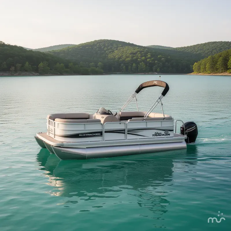 The Image of Sun Tracker Party Barge 16 DLX 2026 - 0