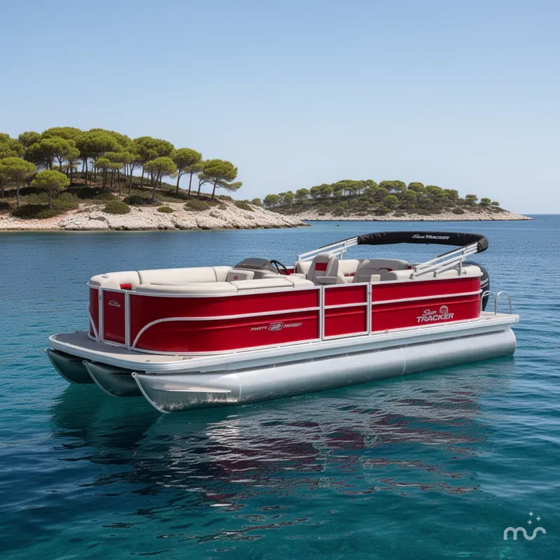The Image of Sun Tracker Party Barge 22 DLX 2026 - 0