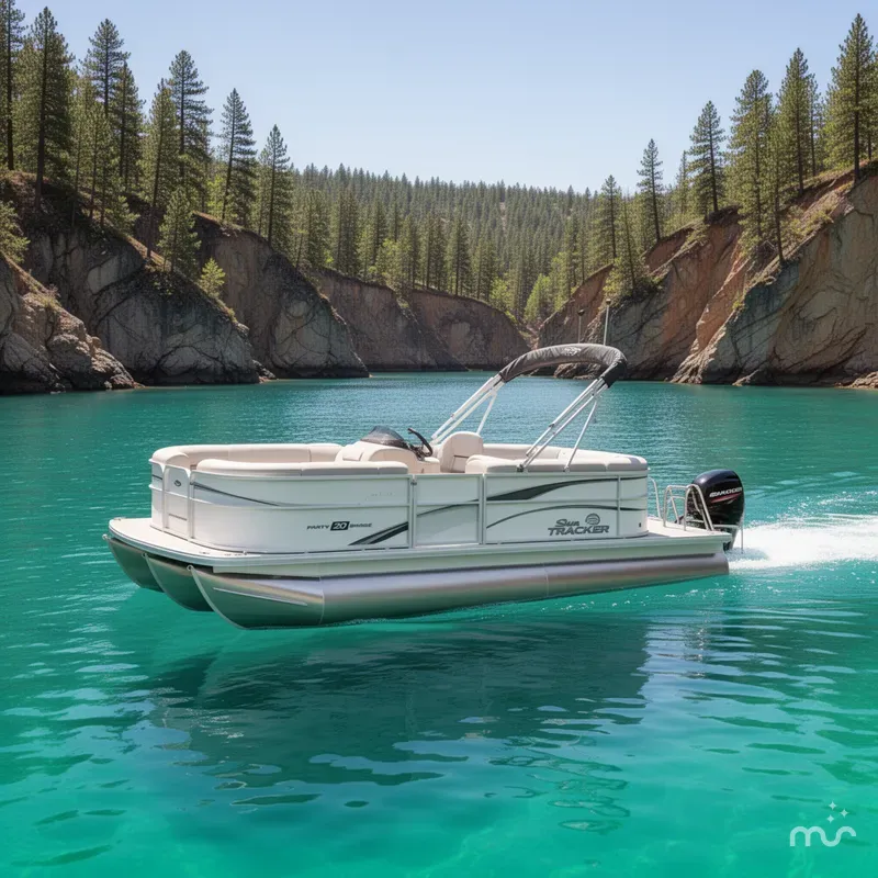 The Image of Sun Tracker Party Barge 20 DLX 2026 - 0