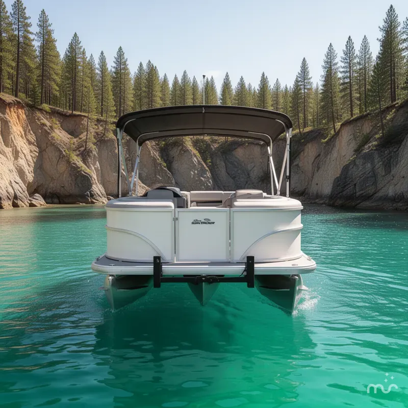 Slide: The Image of Sun Tracker Party Barge 20 DLX 2026 - 3