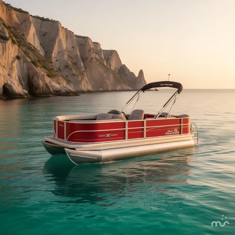 The Image of Sun Tracker Party Barge 18 DLX 2026 - 0