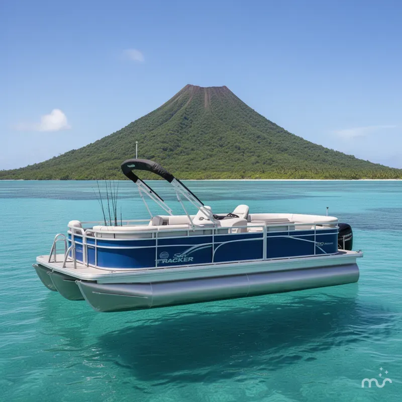 Slide: The Image of Sun Tracker Fishin' Barge 20 DLX 2026 - 2