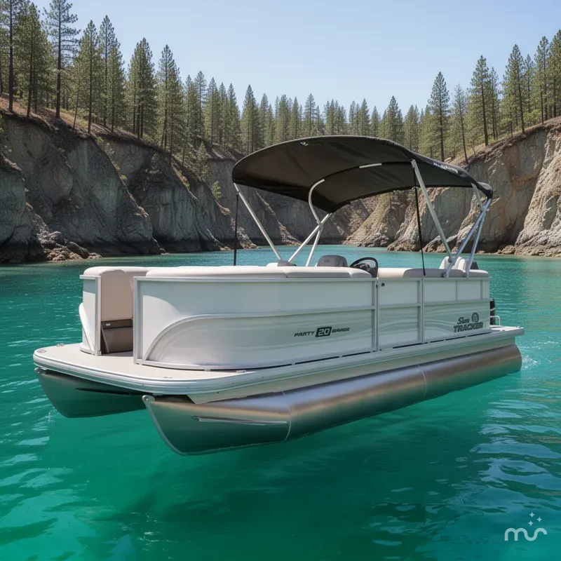 The Image of Sun Tracker Party Barge 20 DLX 2026 - 0