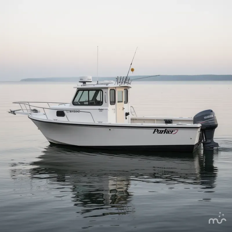 Slide: The Image of Parker Marine 2320 Sport Cabin 1996 - 1