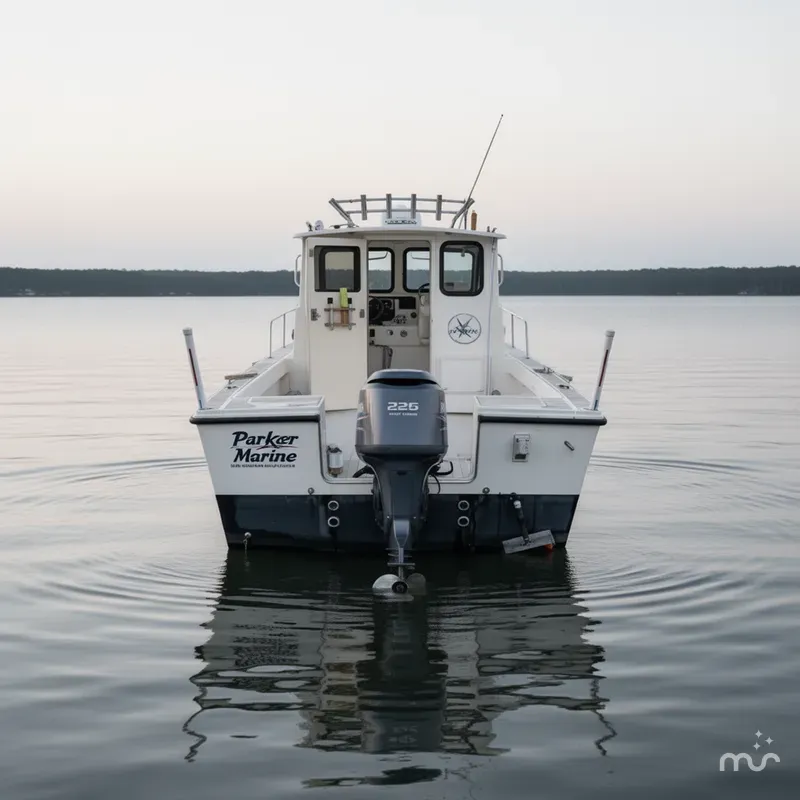 Slide: The Image of Parker Marine 2320 Sport Cabin 1996 - 2