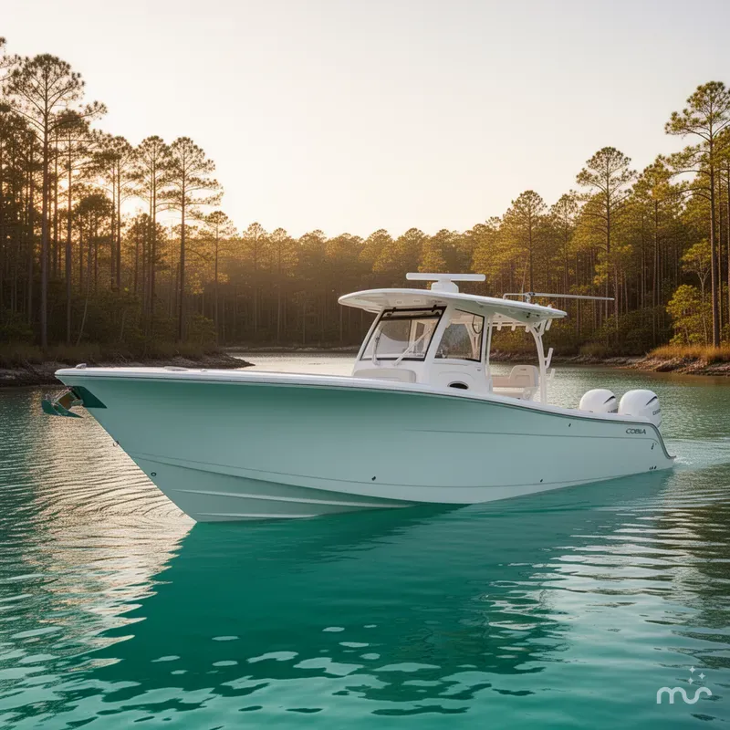Slide: The Image of Cobia 350 Center Console 2026 - 2