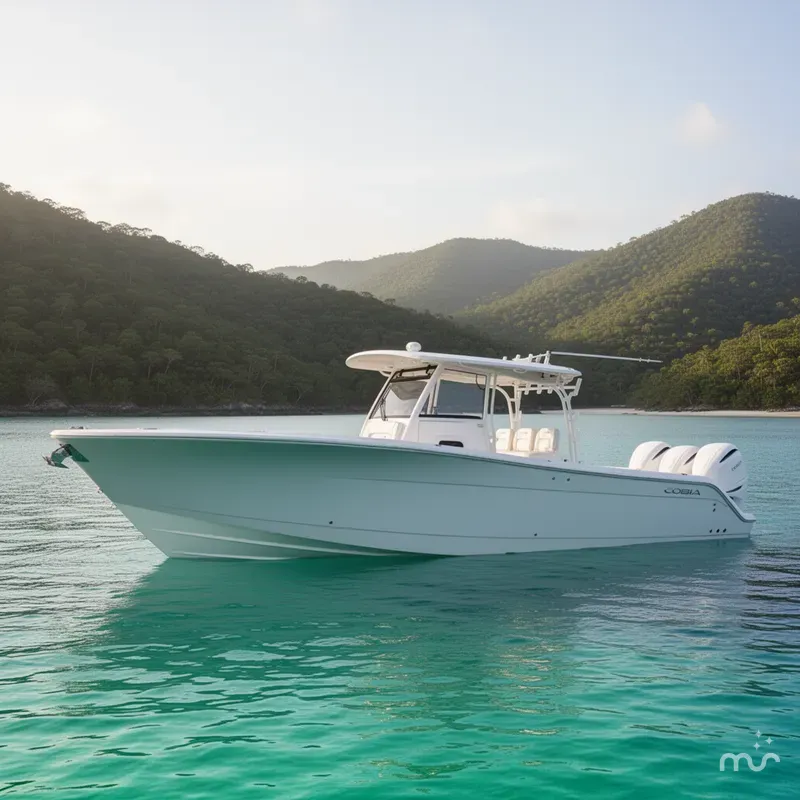 Slide: The Image of Cobia 350 Center Console 2026 - 2