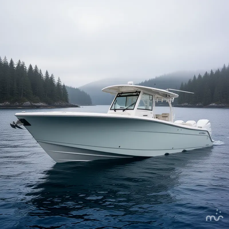 Slide: The Image of Cobia 350 Center Console 2026 - 2