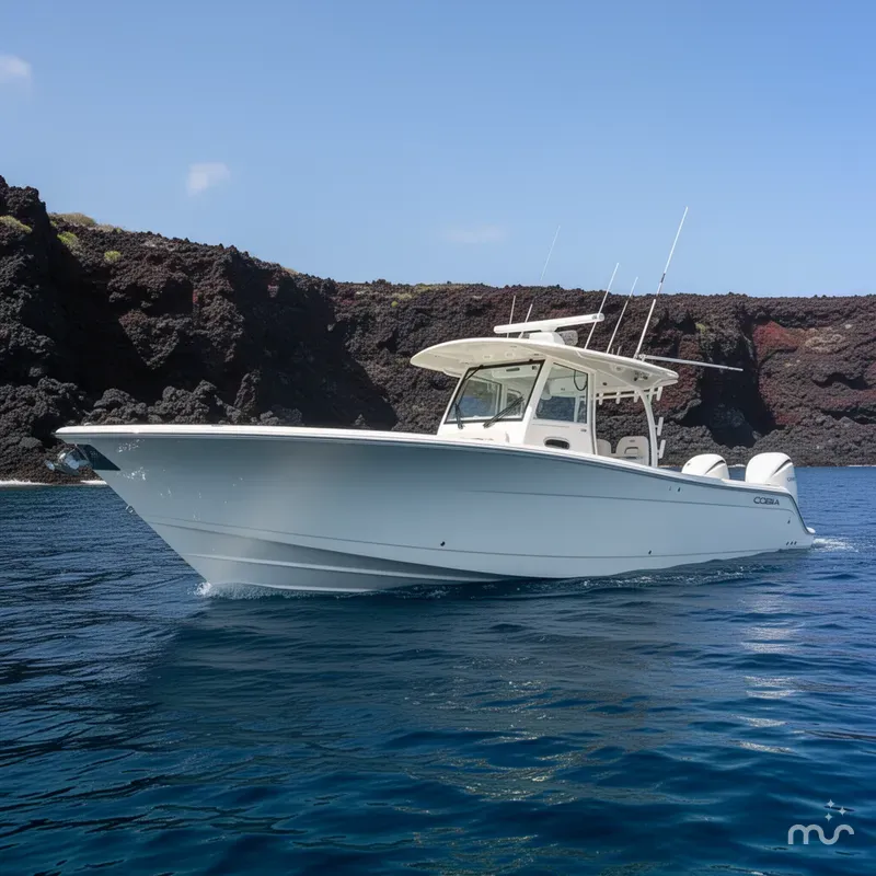 Slide: The Image of Cobia 350 Center Console 2026 - 2