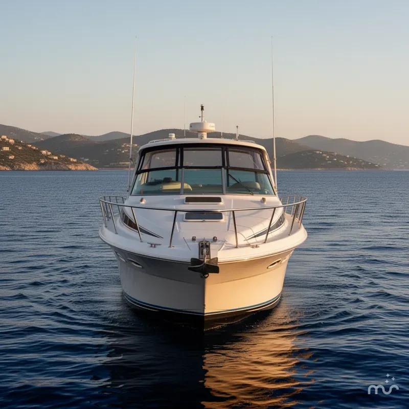 Slide: The Image of Sea Ray 390 Express Cruiser 1989 - 3