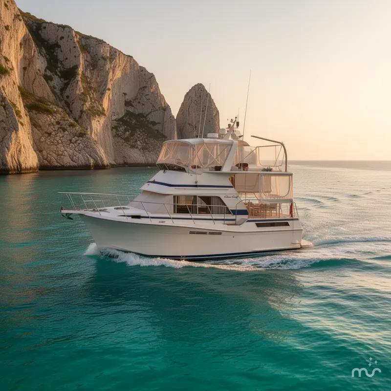 Slide: The Image of Chris-Craft 426 Catalina 1987 - 2