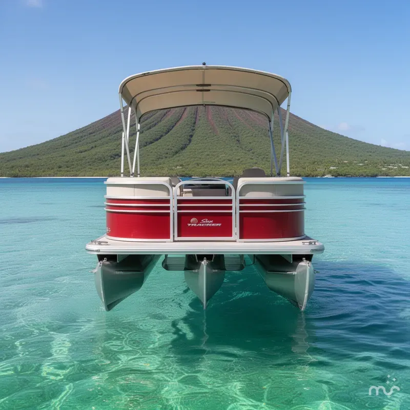 Slide: The Image of Party Barge 22 RF DLX 2023 - 1