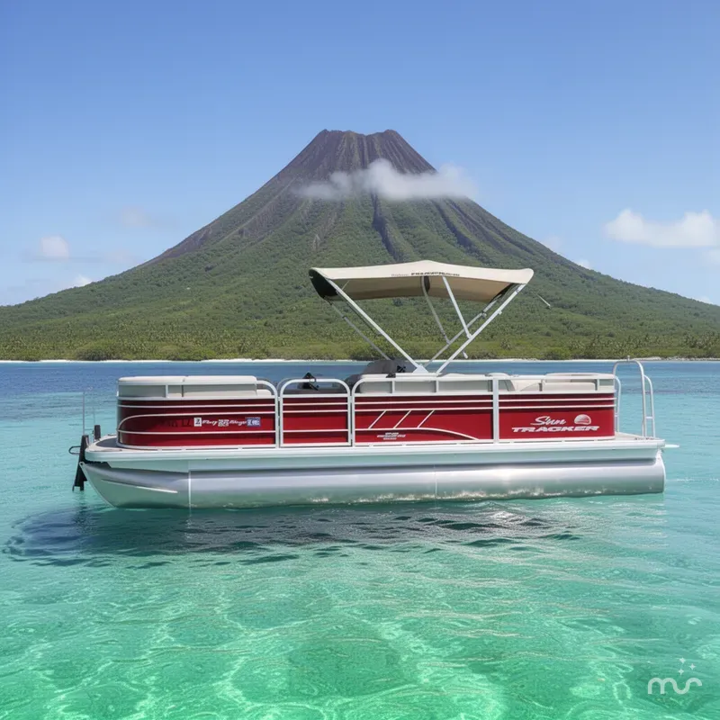 Slide: The Image of Party Barge 22 RF DLX 2023 - 2