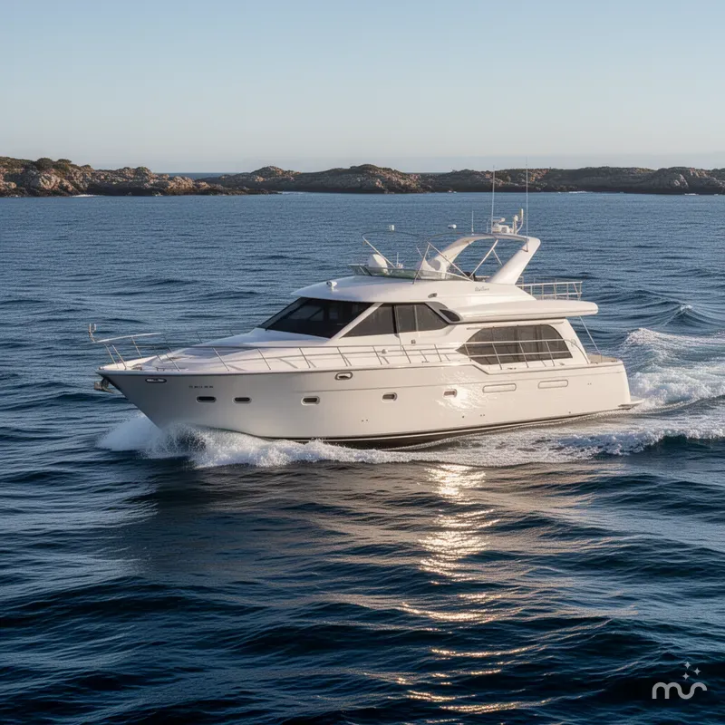 Slide: The Image of Bayliner 5788 Pilot House Motoryacht 1998 - 4