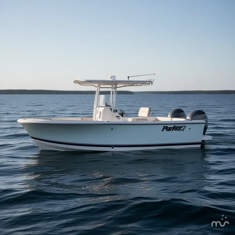 Slide: The Image of Parker Marine 21SE Center Console 2025 - 2