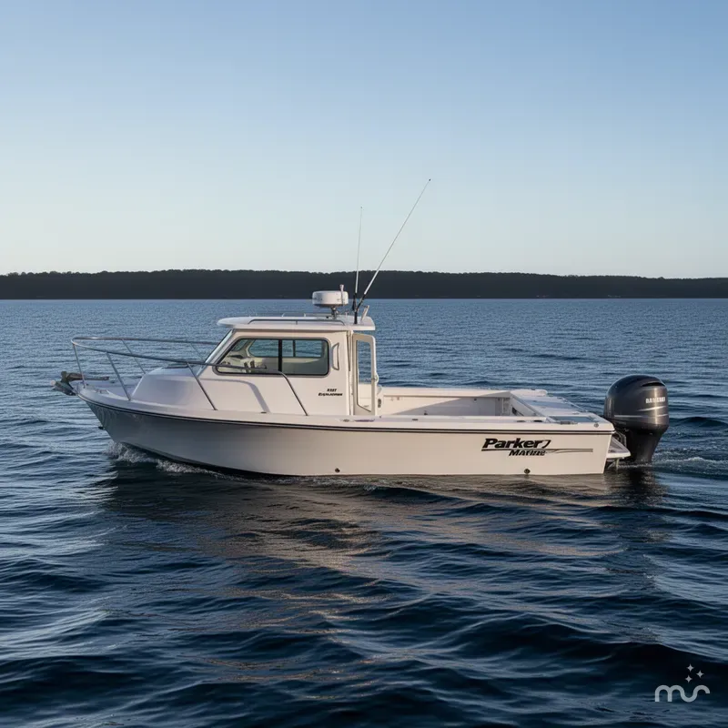 Slide: The Image of Parker Marine 227 Explorer 2026 - 2