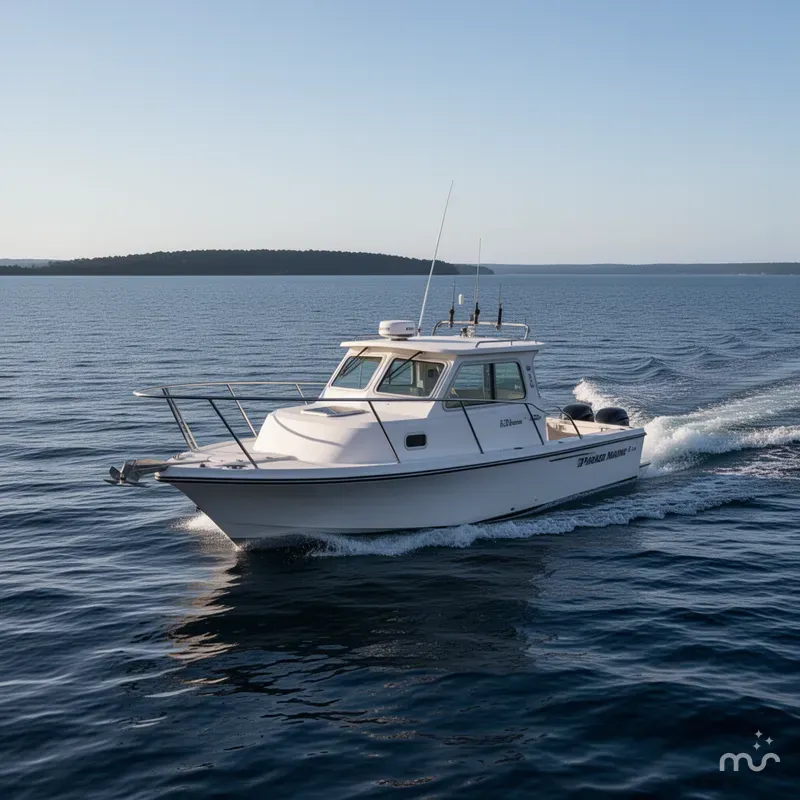 Slide: The Image of Parker Marine 227 Explorer 2026 - 4