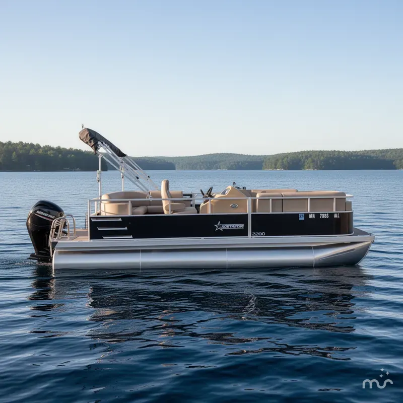 Slide: The Image of North Star 2200 Cruise Pontoon - $19995 2023 - 0