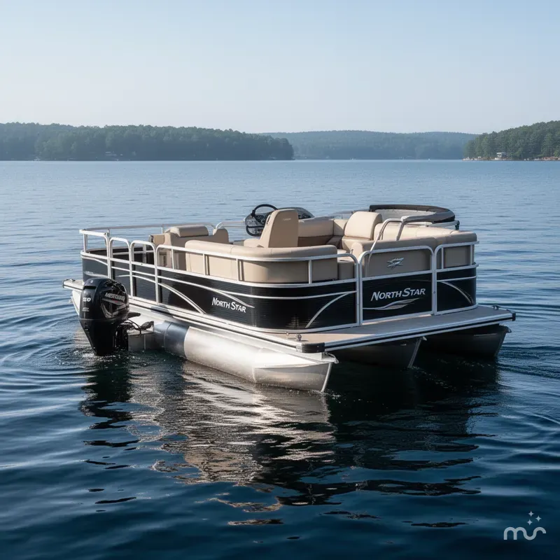 Slide: The Image of North Star 2200 Cruise Pontoon - $19995 2023 - 2