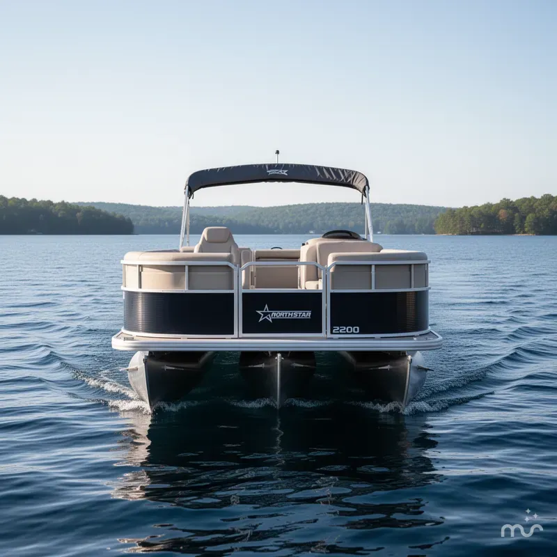 Slide: The Image of North Star 2200 Cruise Pontoon - $19995 2023 - 3