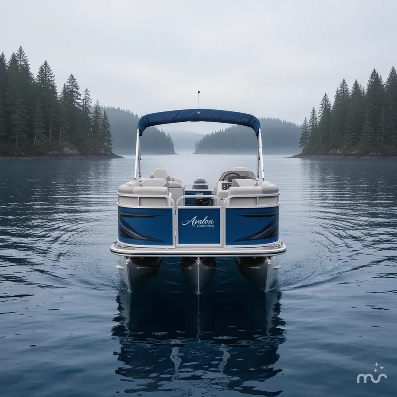 Slide: The Image of Avalon Venture Rear Fish - 21 FT w/ 90HP Mercury! 2026 - 1