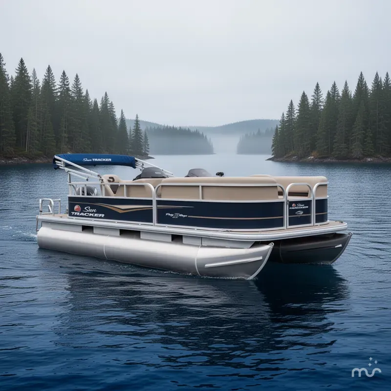 The Image of Sun Tracker Party Barge 18 DLX 2021 - 0