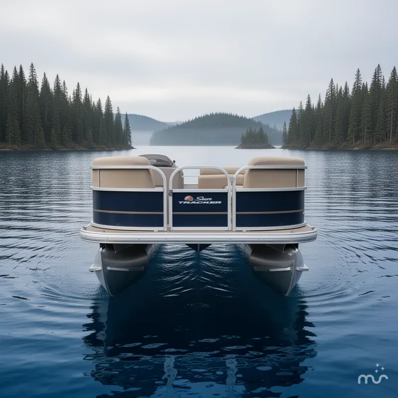 Slide: The Image of Sun Tracker Party Barge 18 DLX 2021 - 3