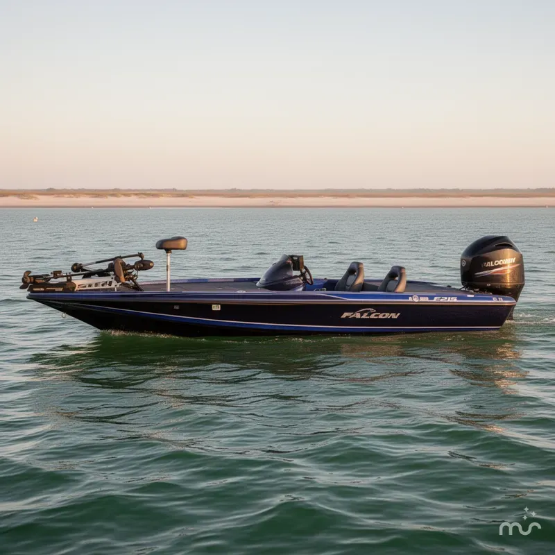 Slide: The Image of Falcon Boats F215 2018 - 2