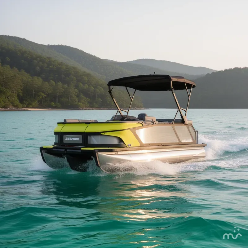 The Image of Sea-Doo Switch® Cruise 18-230 Hp Galvanized 2023 - 0