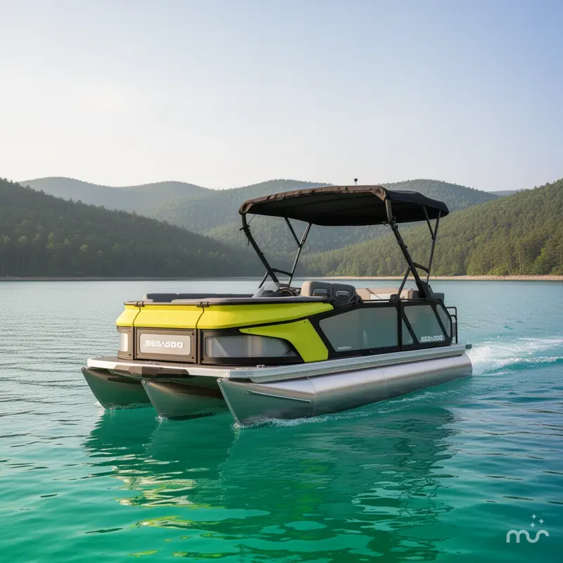 Slide: The Image of Sea-Doo Switch® Cruise 18-230 Hp Galvanized 2023 - 2