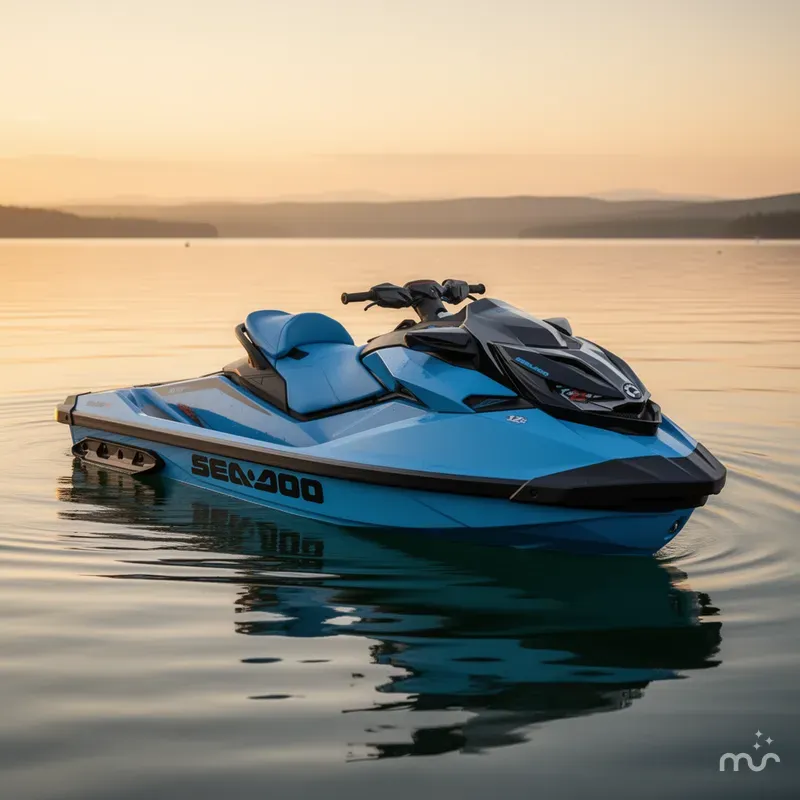 Slide: The Image of Sea-Doo RXP-X™ 325 Tech, BRP Premium A, iBR Gulfstream Blu 2026 - 0