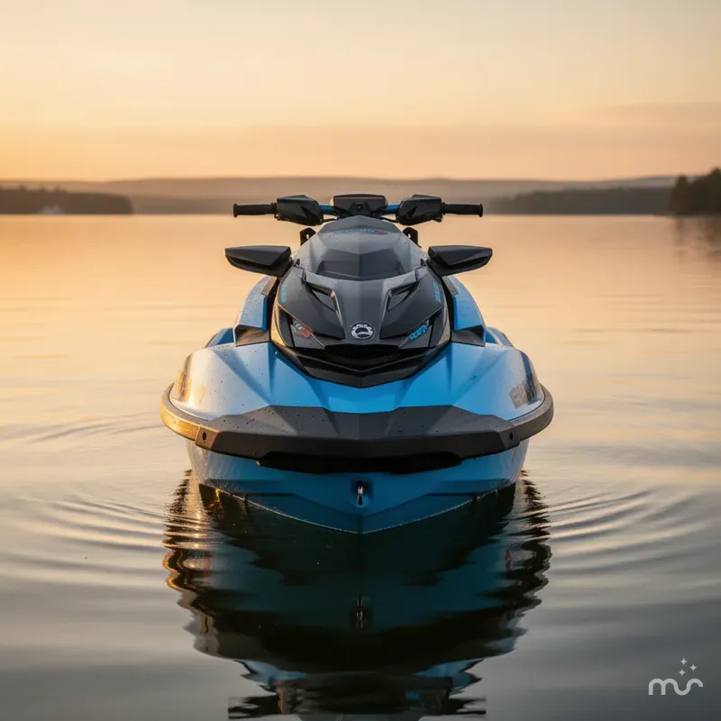 Slide: The Image of Sea-Doo RXP-X™ 325 Tech, BRP Premium A, iBR Gulfstream Blu 2026 - 1