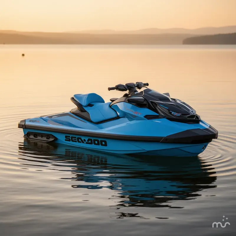 Slide: The Image of Sea-Doo RXP-X™ 325 Tech, BRP Premium A, iBR Gulfstream Blu 2026 - 2