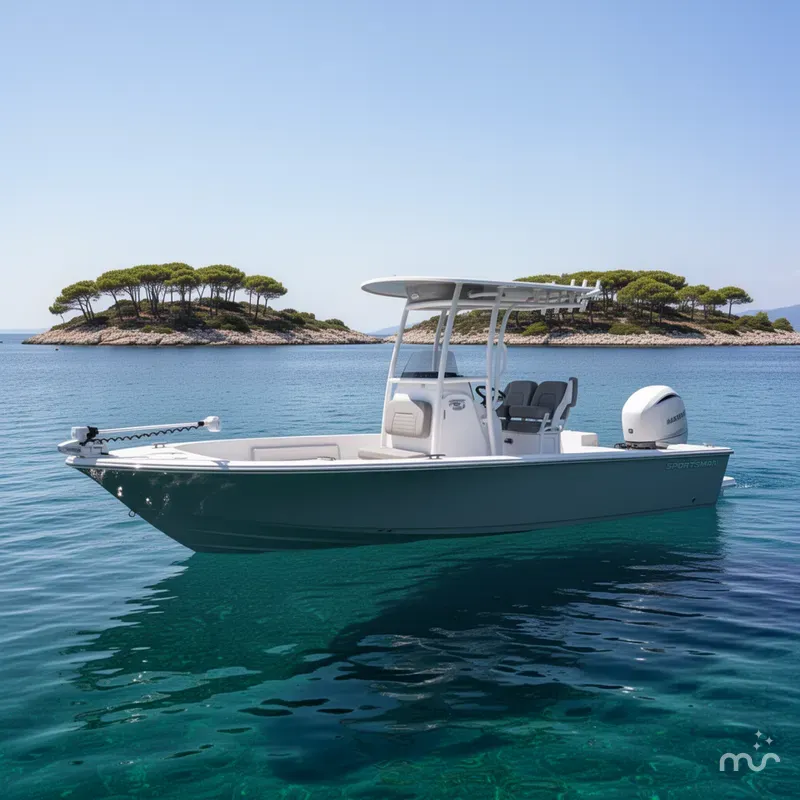 Slide: The Image of Sportsman Masters 227 Bay Boat 2024 - 2